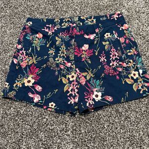 ANA Floral Navy Women's Shorts size 8